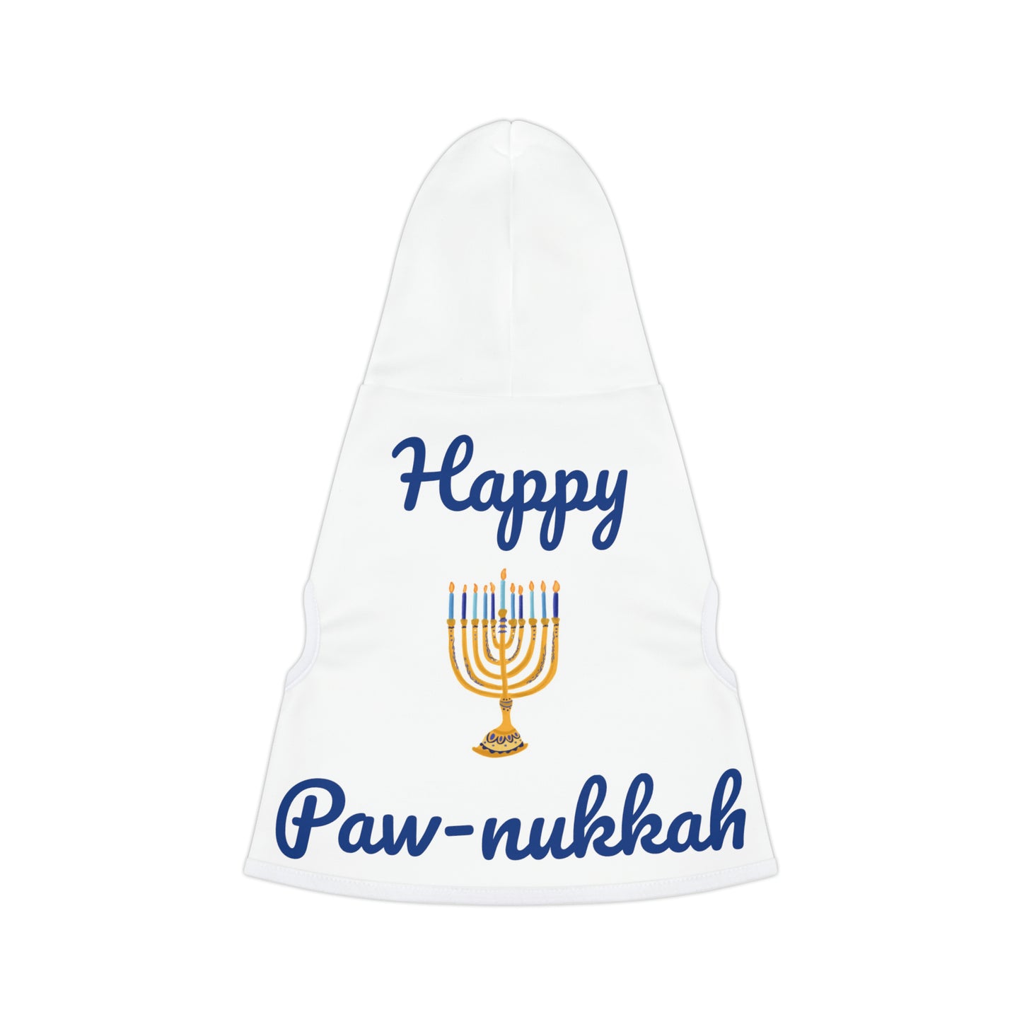 "Happy Paw-Nukkah" Dog Hoodie